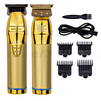 China Gold Zero Gapped Cordless Hair Trimmer 10W Rechargeable Skinsafe for sale