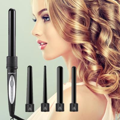 China Interchangeable 6 In 1 Electric Hair Curler Set Ceramic Barrel LED Display for sale