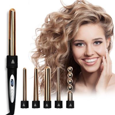 China KooFex Multifunction Electric Hair Curler Wand PTC Heater 6 In 1 Curling for sale