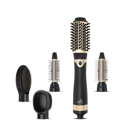 China 50/60Hz Negative Ion Straightening Comb , 5In1 One Step Hair Straightener Brush for sale