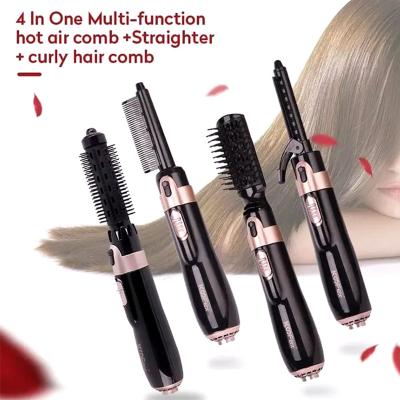China Interchangeable Hot Air Multifunctional Hair Dryer Brush Frizzproof Lightweight for sale