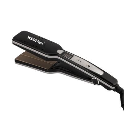 China 450F Pro Salon Hair Straightener , Ultralight Frizzproof 2 In 1 Flat Iron for sale