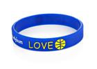 China factory supply directly blue basketball sports personalised wristbands no minimum order for sale