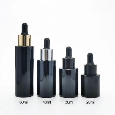 China 60ml Cosmetic Empty Glass Essential Oil Bottle 20ml 30ml 40ml Offset Printing for sale