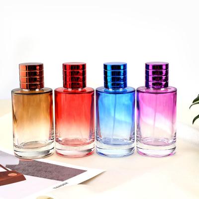 China Cylindrical Clear Perfume Spray Atomizer Bottle 30ML 100ML 50ML for sale
