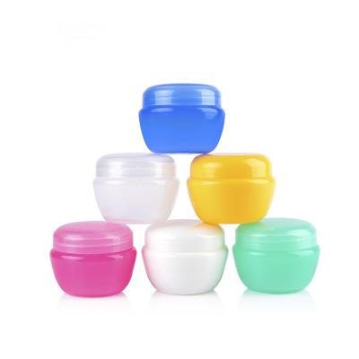 China Refillable Face Cream Jar 5g10g20g30g50g PP Plastic Jars with dome lid for sale