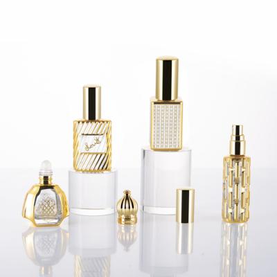 China Color de cristal elegante de la pendiente de la botella de perfume de Customed 5ml 7ml 10ml en venta