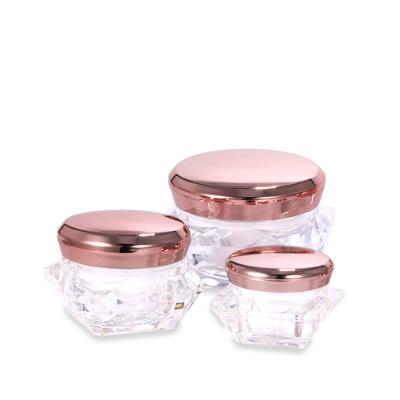 China 5g 10g 15g Face Cream Jar Spray Painting PP Cosmetic Jar for sale