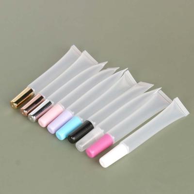 China OEM ODM Plastic PP Cosmetic Squeeze Tubes For Lip Gloss 15ml for sale