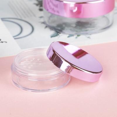 China 3g 5g 10g Eyeshadow Mini Double Wall Cosmetic Jars With Lids for sale