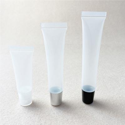 China PP ABS Cosmetic Empty Lip Gloss Squeeze Tubes 10ml 15ml 20ml for sale
