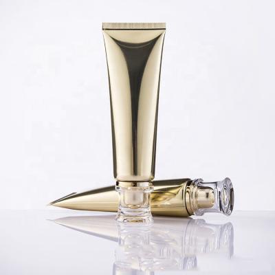 China Sliver Gold 50ml Squeeze Tubes For Lotion for sale