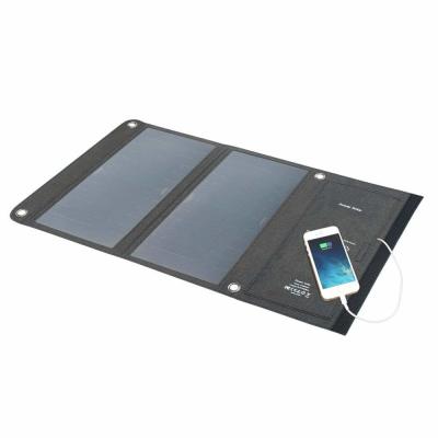 China 14W Sunpower Solar Panel Bag , 21% Efficiency Folding Solar Charger for sale