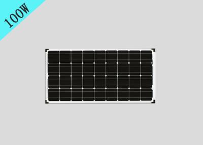 China 100w Small Monocrystalline Solar Panels , Transparent Solar Panels TUV Certification for sale