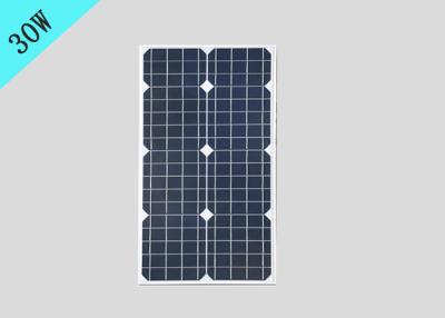China 20W / 30W Mono Silicon Solar Panels Assembly 20% Efficiency For Garden Lights for sale