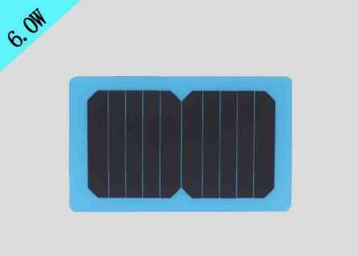 China Blue Frosted Monocrystalline Silicon Cells , PET Lamination High Efficiency Solar Panels for sale