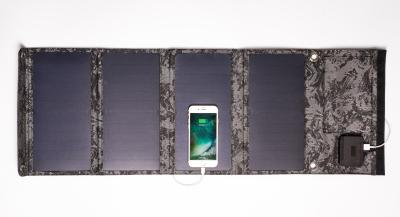 China Do bloco solar do carregador da indicação digital poder de dobramento solar portátil da tabuleta do telefone celular do saco 28W à venda