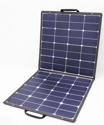 China Compact Solar Charger Pack Portable Solar Battery Charger 100W For Notebook Computer for sale