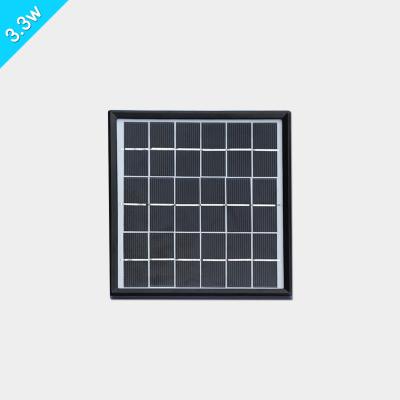 China LED Lighting 3.3w Folding Solar Panel Dimension Customized For Outdoor for sale