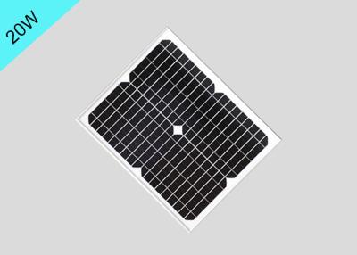 China Tempered Glass Mono Cell Solar Panel 18 Volt Solar Module Size 420*350*17mm for sale