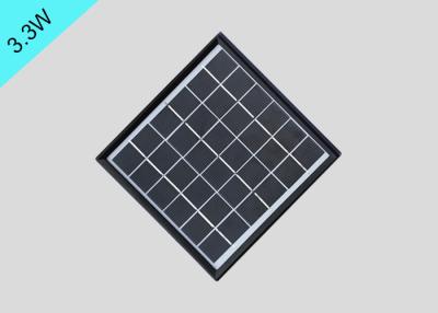 China Yard Light Thin Film Solar Panels , Mini Monocrystalline Solar Panel 3.3 Watt for sale