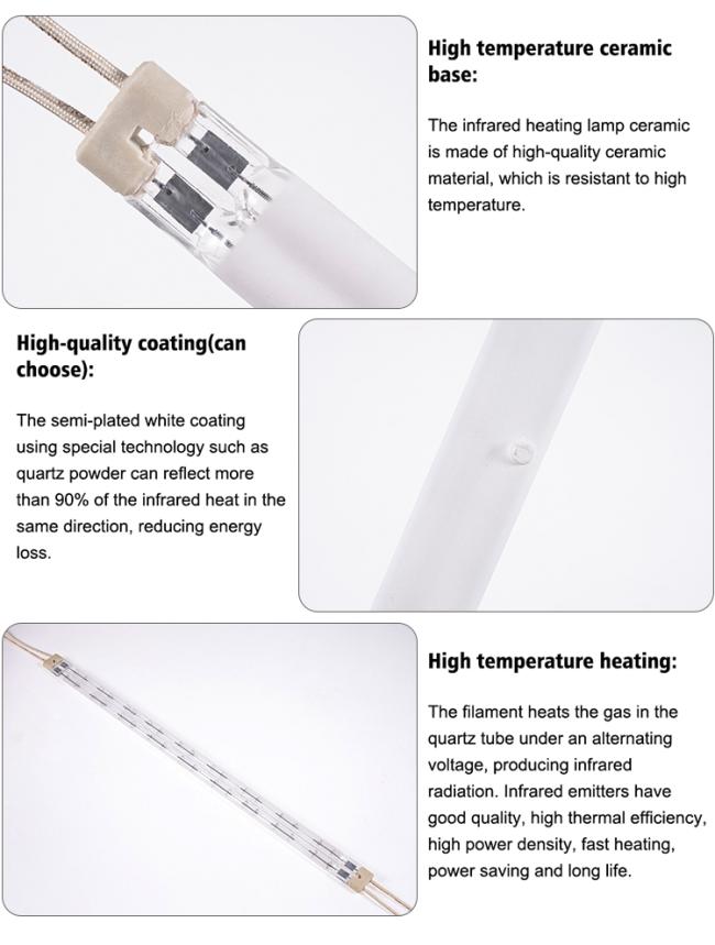 Infrared lamp installation example