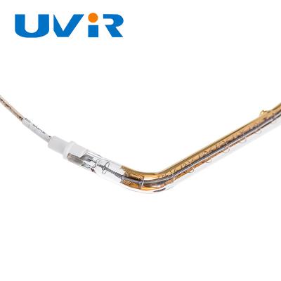 China UVIR Gold 3D Short Wave Infrared Heat Lamp Tube Plastic Welding for sale