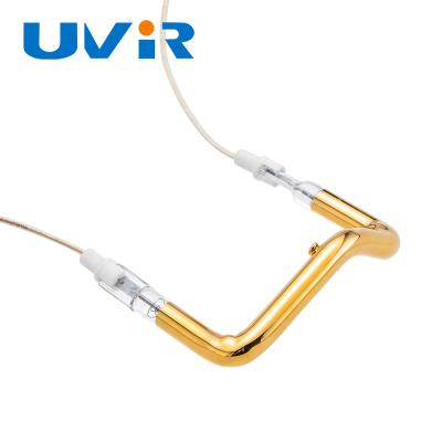 中国 Gold Coated Quartz Heating Lamp Auto Plastic Welding Accessories 販売のため