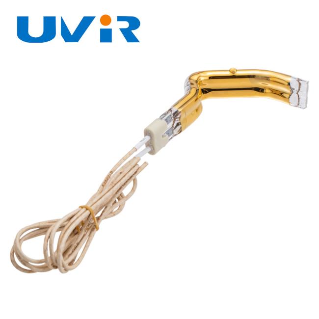 L-shaped double infrared heating tube