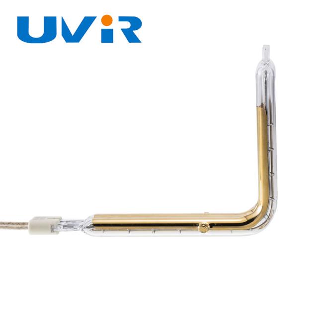 Gold plated infrared heating tube