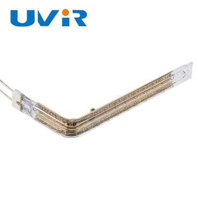 China 45-480v Customized Heat Lamp Tube Gold Coating Infrared Element for sale