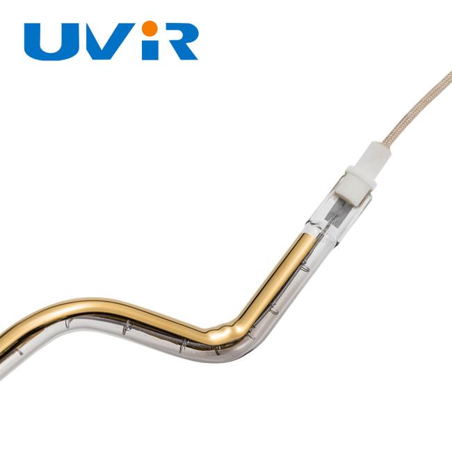 Custom shaped infrared heating lamp