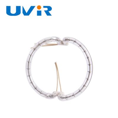 China 150-6000w 3D-förmige einzelne Rohr durchsichtige Infrarot-Heizungselement-Rohr für industrielle Heizung for sale