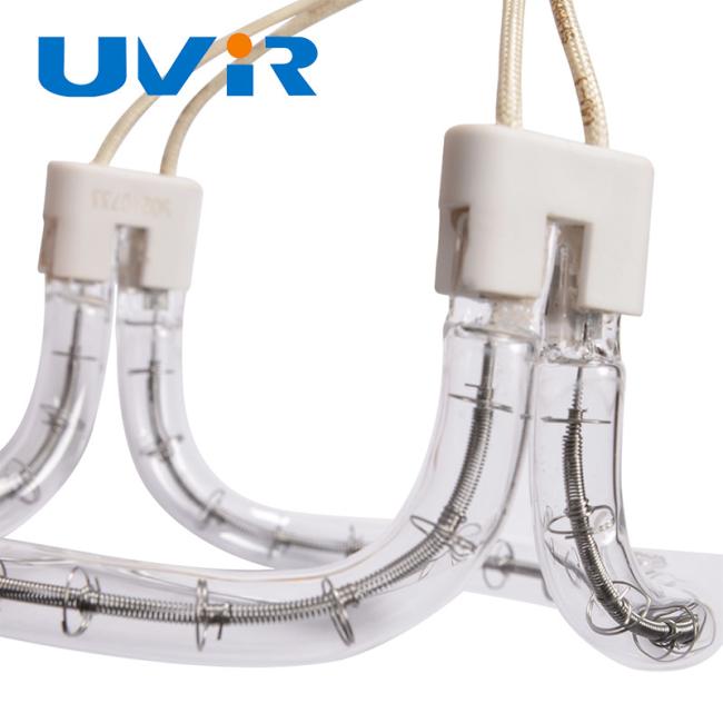 Infrared heating element tube in industrial setting