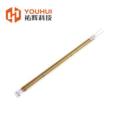 China Goldbeschichtete Zwillingsröhrchenwolfram-Infrarotlampe 1000W 220V for sale
