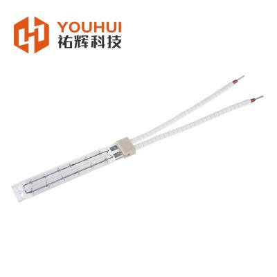 China 200-4000W Twin Tube Infrared Heating Lamp with 3000-5000h Lifespan and 55-575V Voltage for sale