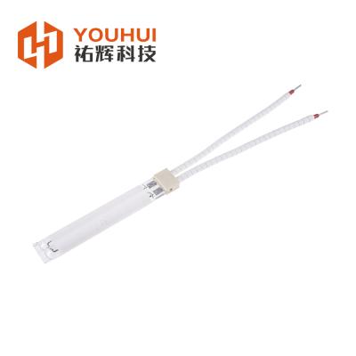 China Ceramic White Coating Twin Tube Infrared Lamp with Fast Heating Time 2s and Power 200-4000W for sale