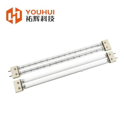 China 400V 1850W Single Tube Quartz Infrared Lamp with 255mm Heating Length and 1100-2600°C Filament Temperature for Preheating of Annealing Furnace for sale
