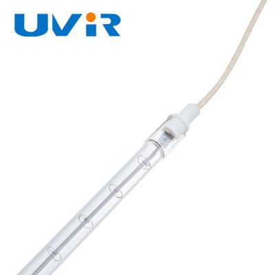 China RS Short Wave Clear Quartz Tube Infrared Heating Lamps  230V 500W For Drying for sale