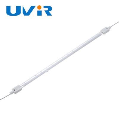 China SK15S witte deklaag van Heater Lamp Single Tube van het kwartsglas de Infrarode Te koop