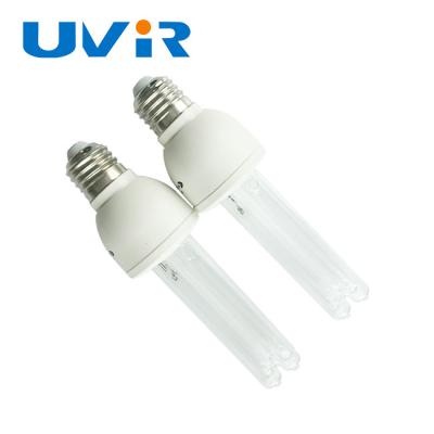 China CE UVC Germicidal Lamp , E27 15W Uv Disinfection Lamp For Home for sale