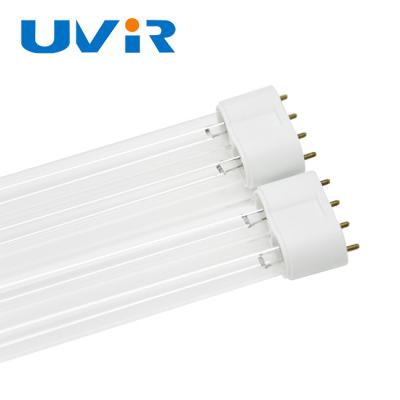 Cina tubo fluorescente della lampada di 2G11 35W di luce ultravioletta del quarzo delle luci uv germicide UV-C del tubo in vendita
