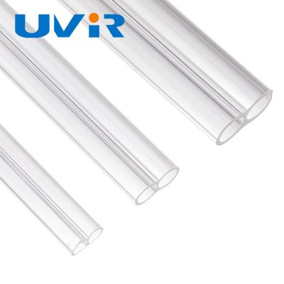 China Twin Infrared Quartz Tube , Ceramic coating Infrared Light Pipe 15x33mm for sale