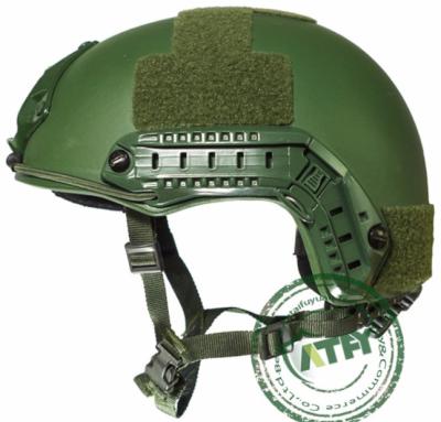 China Bulletproof Fast Military Combat Helmet Green Nij Iiia for sale