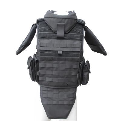 China Taktische Weste Armor Vest Tarnungs-Platten-Fördermaschinen-Kampf im Freien Chalecos der vollen Deckung schwarzer 1000D Nylon-Molle zu verkaufen