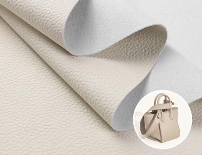 China Faux Synthetic Sofa Microfiber Leather Lychee Grain 1.0mm Thickness for sale