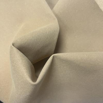 China Breathable Fabric Shoes Leather Antibacterial Stretch Microfiber Suede Leather for sale