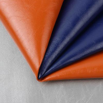 China 0.7mm Oil Wax PVC Leather For Car Seat Cover Waterproof Customized for sale