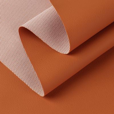 China Revestimiento de alta gama de cuero de PVC con sensación de piel Sofá Muebles de cuero artificial en venta