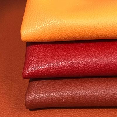 China Lychee Pattern Microfiber Leather For Car Seat Artificial Leather Soft 0.8mm for sale